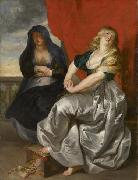 Peter Paul Rubens Reuige Magdalena und ihre Schwester Martha oil painting artist